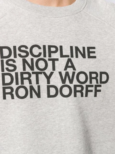 RON DORFF DISCIPLINE印花套头衫 - 灰色
