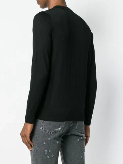 Shop Givenchy 4g Sweater In Black