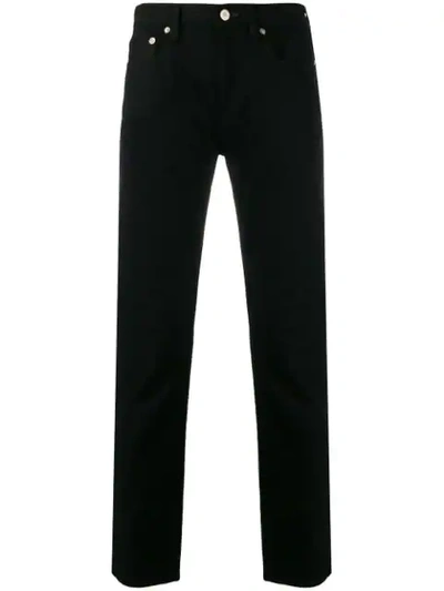 Shop Ps By Paul Smith Straight Leg Jeans In Black