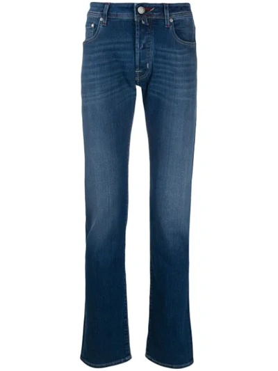 Shop Jacob Cohen Straight Jeans In Blue