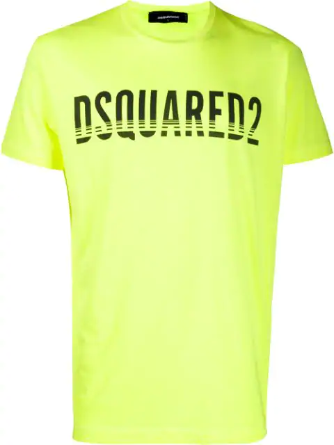 dsquared yellow t shirt