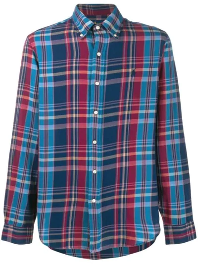 Shop Polo Ralph Lauren Plaid Shirt In Blue