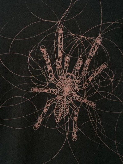 Shop Yohji Yamamoto Spider Print T-shirt In Black