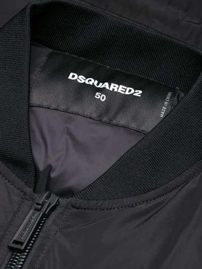 DSQUARED2 ICON ZIPPED-UP GILET - 黑色