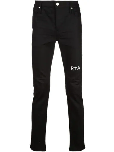 Shop Rta Slim Fit Jeans In Black