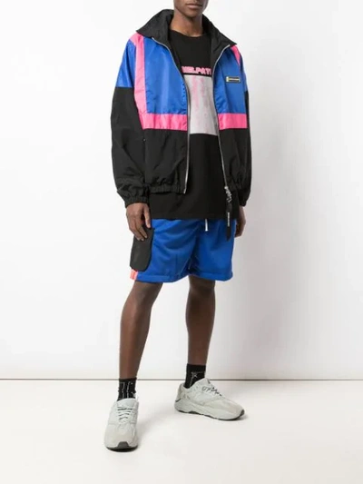 Daniel Patrick 2020 Nylon Track Jacket In Blue