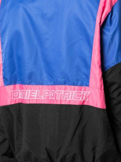 Daniel Patrick 2020 Nylon Track Jacket In Blue