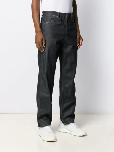 Jil Sander Loose-cut Five-pocket Jeans In Blue