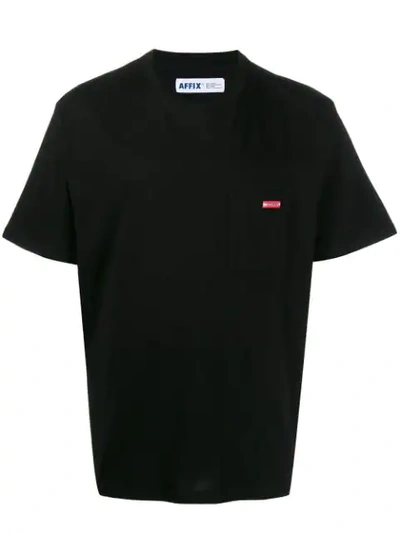 Shop Affix Chest Pocket T-shirt In Black