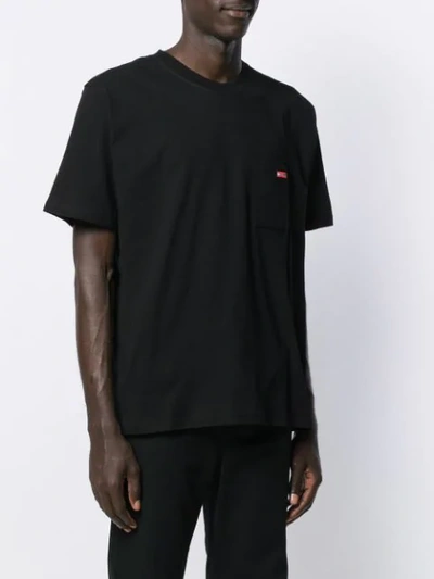 Shop Affix Chest Pocket T-shirt In Black