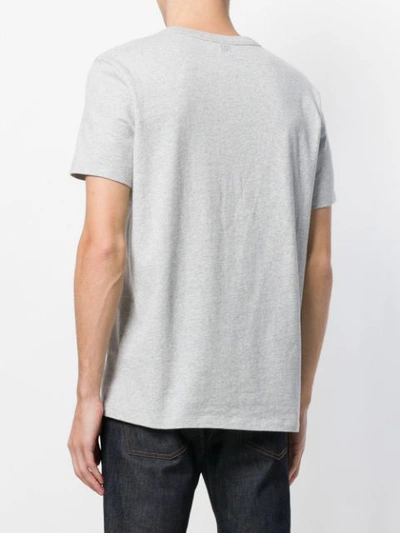 Shop Ami Alexandre Mattiussi T-shirt With Ami Paris Print In Grey