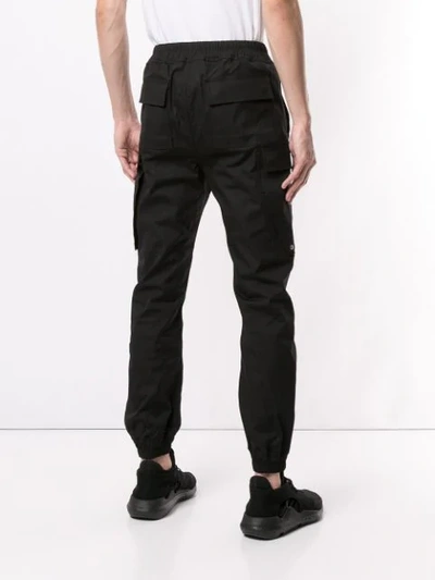 Shop Rick Owens Classic Track Trousers In Black