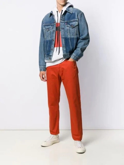 Shop Levi's Patch Dyed Jacket In Blue