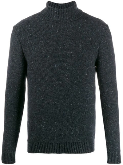 Shop Eleventy Roll-neck Jumper In Blue