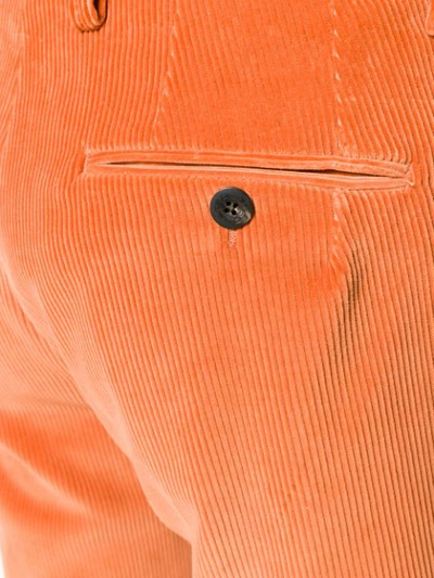 Shop Etro Casual Corduroy Trousers In 751 Orange