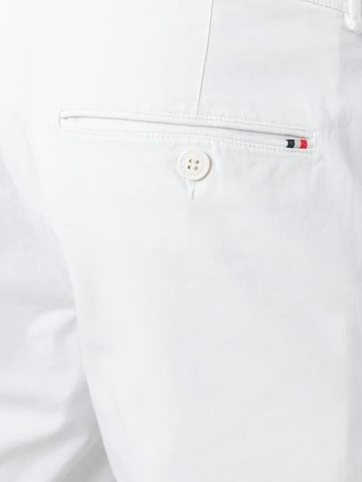 Shop Moncler Bermuda Shorts In White