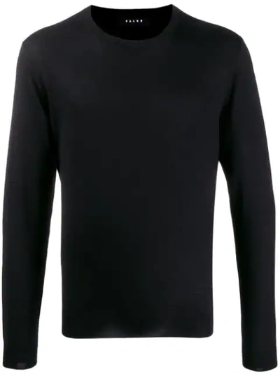 Shop Falke Colour Block Jumper In Black