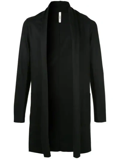 Shop Attachment Open Front Coat In Black