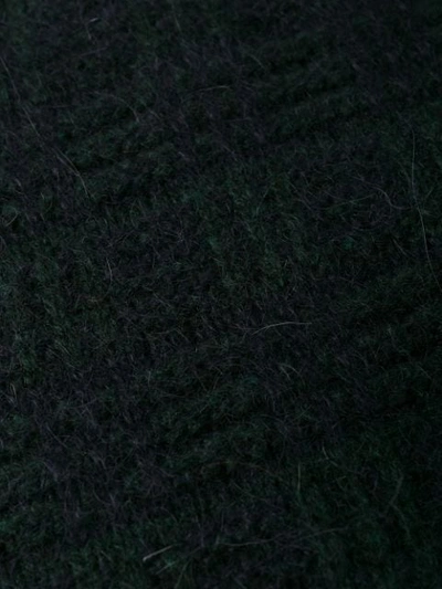 Zanone Textured Knit Sweater In Z2569 Green
