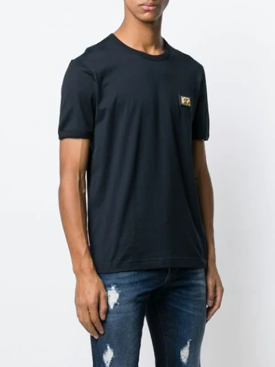 Shop Dolce & Gabbana Logo Short-sleeve T-shirt In Black