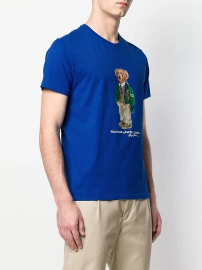 Shop Polo Ralph Lauren 'polo Bear' T-shirt In Blue