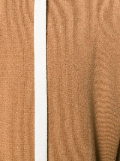 Shop Loewe Cashmere Knit Hoodie In Neutrals