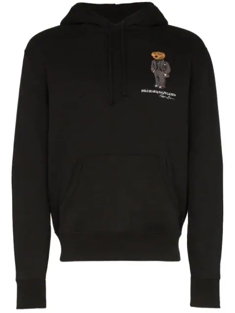 black polo bear hoodie