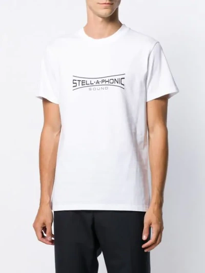 Shop Stella Mccartney Stell-a-phonic T-shirt In White