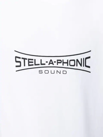 Shop Stella Mccartney Stell-a-phonic T-shirt In White