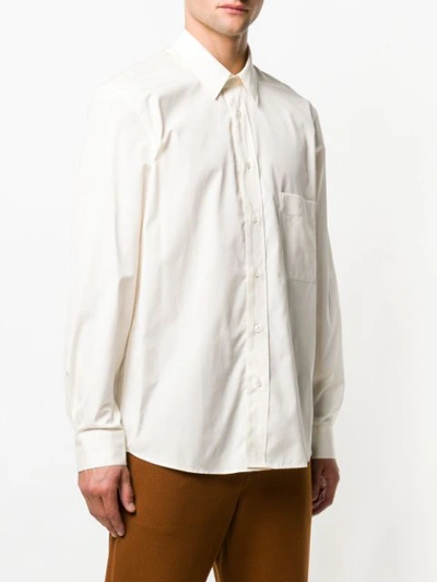 Shop Lemaire Oversized Shirt - White