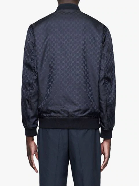 reversible gg nylon bomber jacket