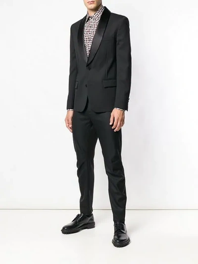 Shop Maison Margiela Formal Tailored Blazer In Black