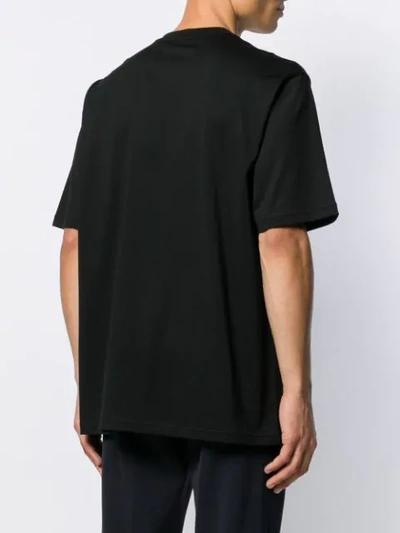 Shop Burberry Graphic Logo T-shirt In Black