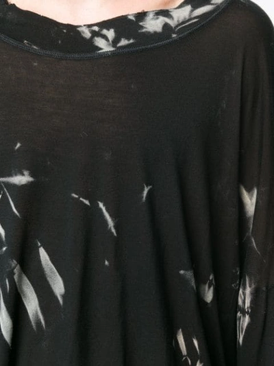 Shop Di Liborio Bleached Effect T In Black