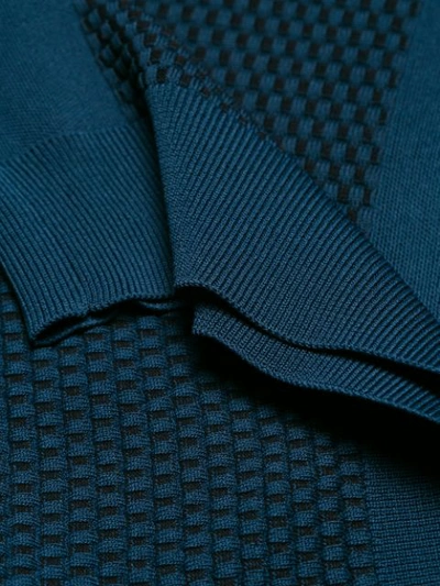 Shop Kenzo Textured Sweatshirt - Blue