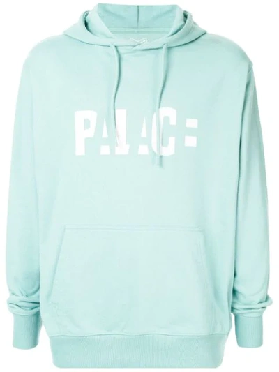 Shop Palace Logo Print Hoodie In Green