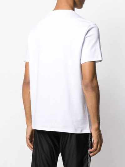 Shop Roberto Cavalli Eagle Print T-shirt In White