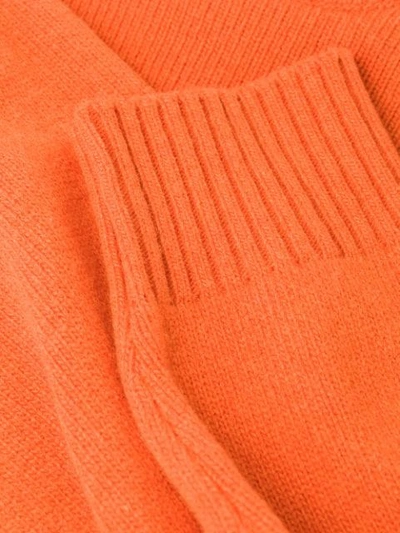 Shop Stone Island Crewneck Sweater In Orange