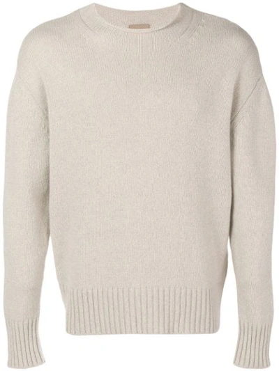 Shop Federico Curradi Small Turtleneck Sweater In Neutrals