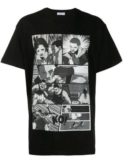 Shop Ih Nom Uh Nit Comic Print T-shirt In Black