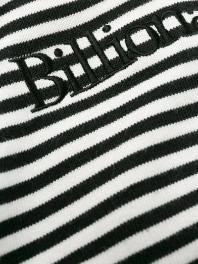 Shop Billionaire Boys Club Striped Sweatshirt In Black