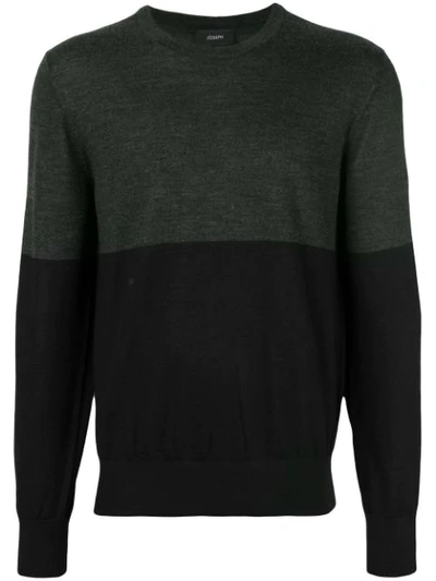 Shop Joseph Novelty Knit Sweater In Black