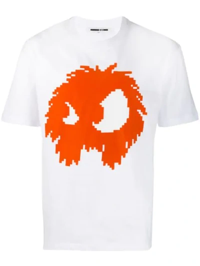 Shop Mcq By Alexander Mcqueen Monster T-shirt In White