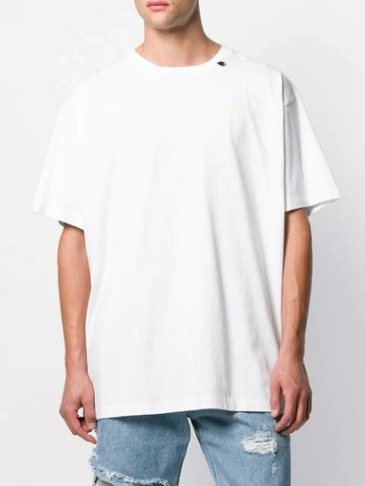 Shop Off-white Oversized Arrows T-shirt In White
