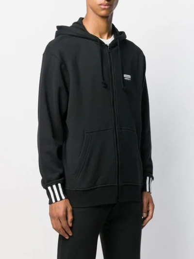 Shop Adidas Originals Vocal Fz Hoodie In Black