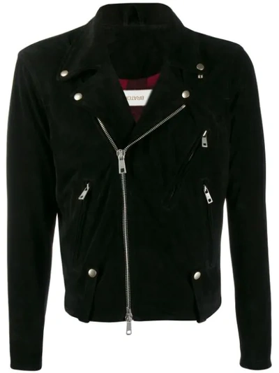 Shop Giorgio Brato Classic Biker Jacket In Black