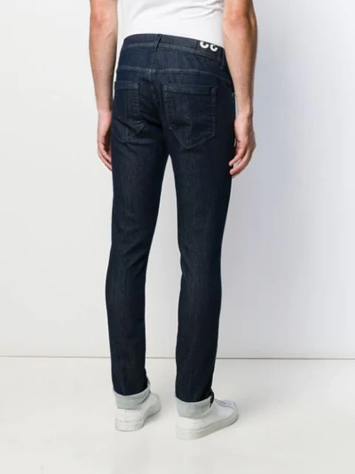 Shop Dondup Indigo Slim Fit Jeans In Blue