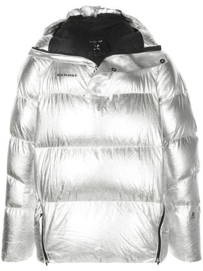 Shop Mammut Delta X The In Padded Jacket In Silver