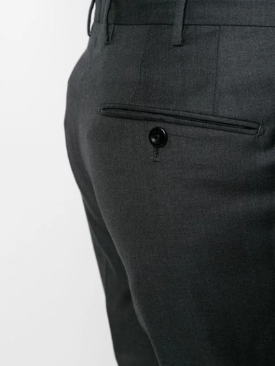 Incotex Straight-leg Tailored Trousers In Grey