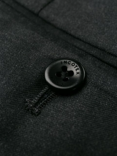 Incotex Straight-leg Tailored Trousers In Grey